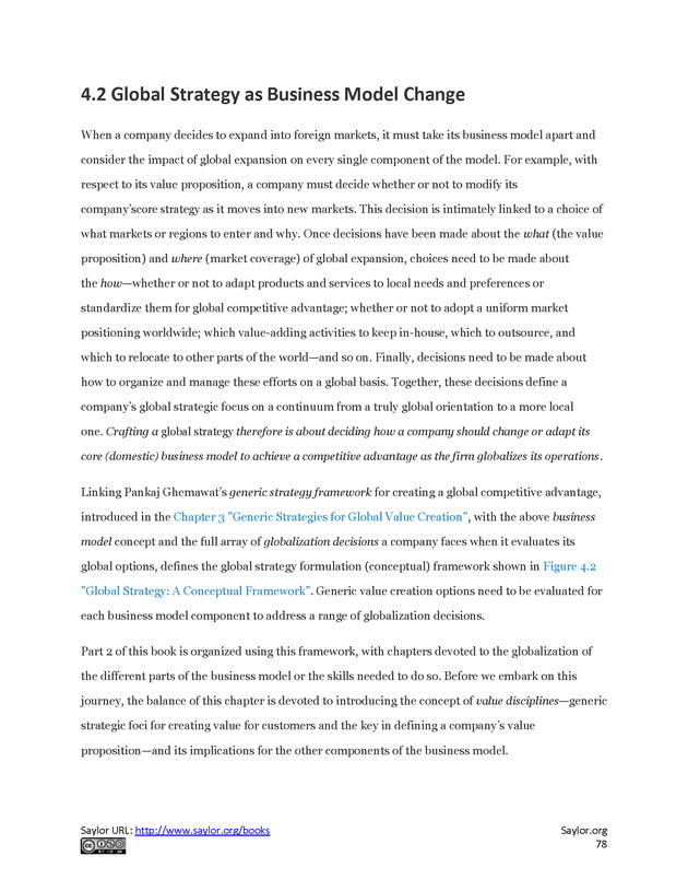Fundamentals of Global Strategy - Page 78